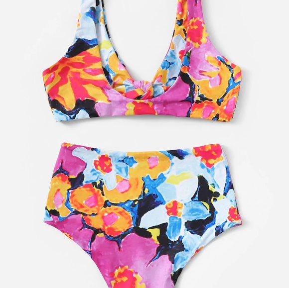 BOGO New High waisted swimsuit bikini - M - Picture 2 of 5